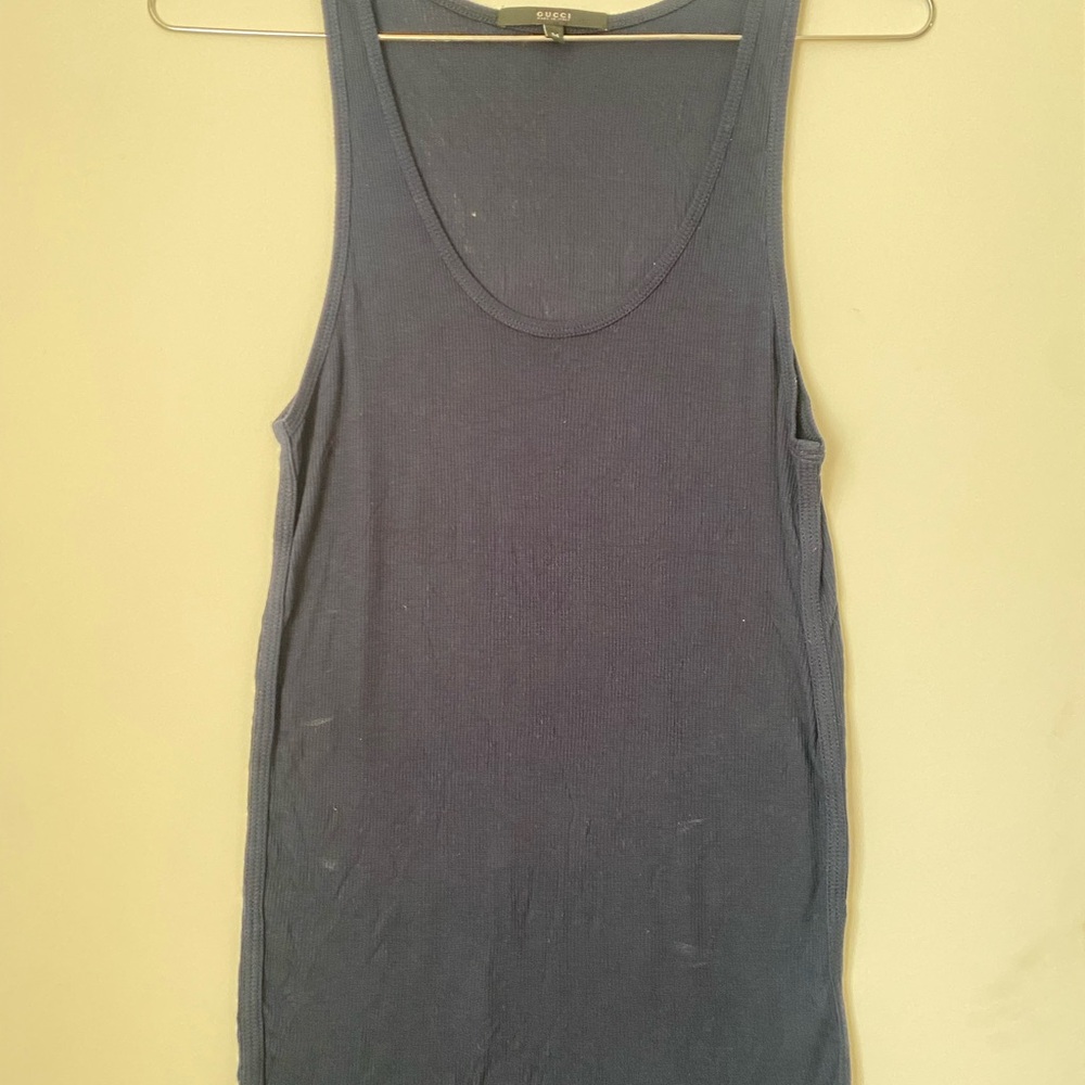 Gucci Deep Blue Men's Tank Top